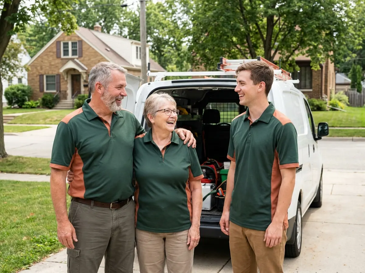 Rasteno Pest Specialists pest control service team in Milwaukee, WI